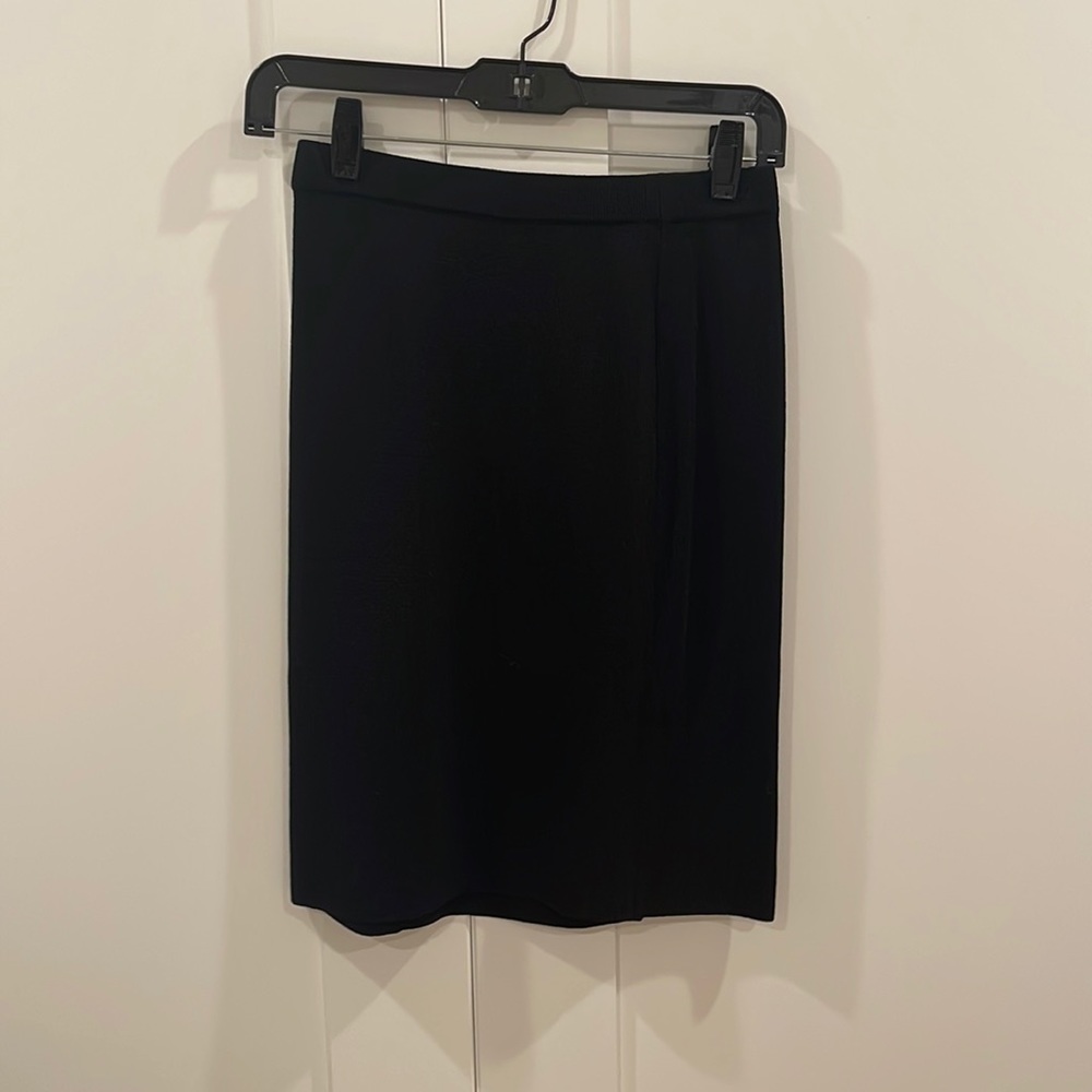 Carmen black pencil skirt